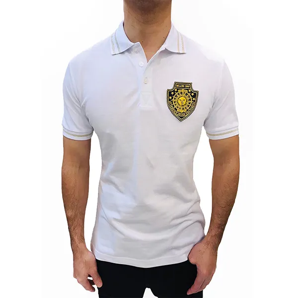 Áo Polo Versace Jeans Couture White Màu Trắng Size XS