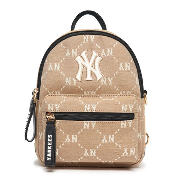 Balo Trẻ Em MLB Dia Monogram JQD Mini Backpack New York Yankees 7ABKM012N-50BGS Màu Nâu - 1