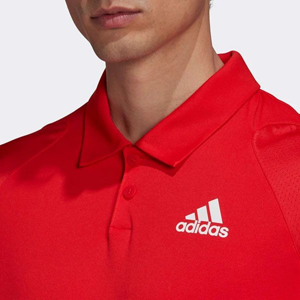 Áo Polo Adidas 3 Sọc Tennis Club H34698 Màu Đỏ - 3