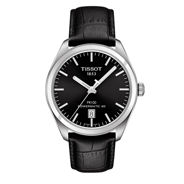 Đồng Hồ Tissot PR 100 Powermatic 80 Black Dial Men's Watch T101.407.16.051.00 Màu Đen - Đồng hồ - Vua Hàng Hiệu