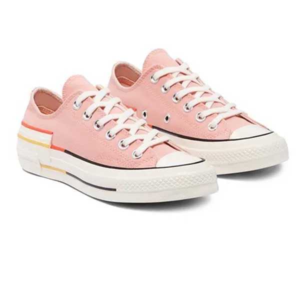 Giày Sneakers Converse Chuck 70 Play in the World Low Top Phối Màu Trắng Hồng