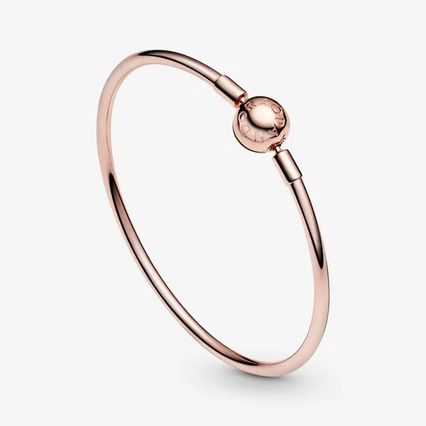 Vòng Đeo Tay Nữ Pandora Moments Bangle Màu Vàng Hồng Size 19 - Trang sức - Vua Hàng Hiệu