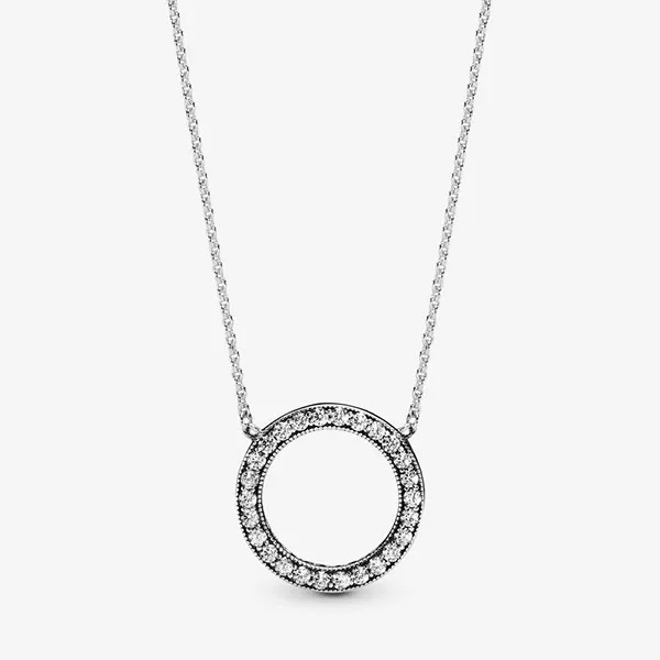 Dây Chuyền Pandora Circle Of Sparkle Necklace 590514cz -45 Màu Bạc - Trang sức - Vua Hàng Hiệu