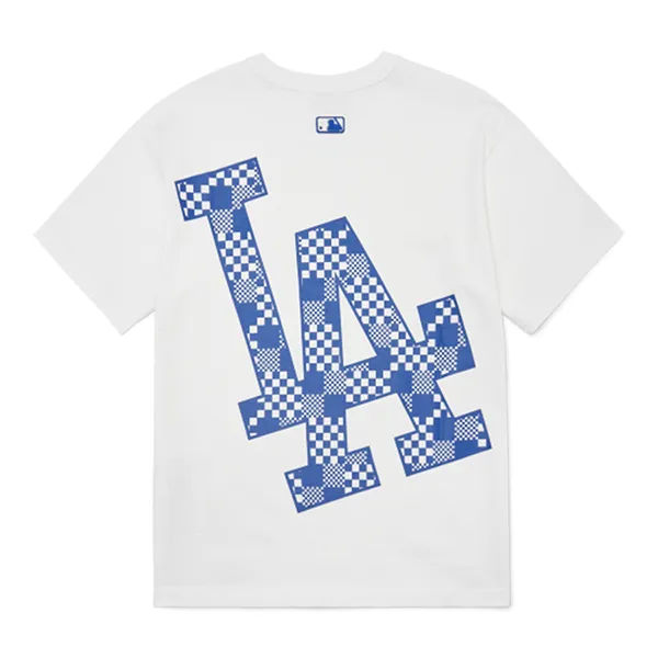 Áo Phông MLB Logo LA Dodgers Tshirt 3ATSM8023-07WHS Màu Trắng Size S - Thời trang - Vua Hàng Hiệu