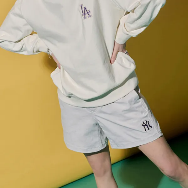 Quần Short MLB New York Yankees 3ASMB0123-50BGL Màu Beige Size S - Thời trang - Vua Hàng Hiệu