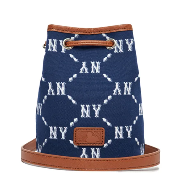 Túi Đeo Chéo Dây Rút MLB Monogram Diamond 3ABMS022N-50NYL Màu Xanh Navy