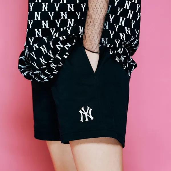 Quần Shorts MLB New York Yankees 3ASMB0123-50BKS Màu Đen Size XS