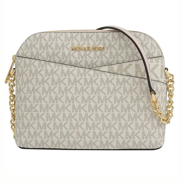 Túi Đeo Chéo Michael Kors MK Women Lady Crossbody Shoulder Purse Vanilla Màu Trắng Ngà - Túi xách - Vua Hàng Hiệu