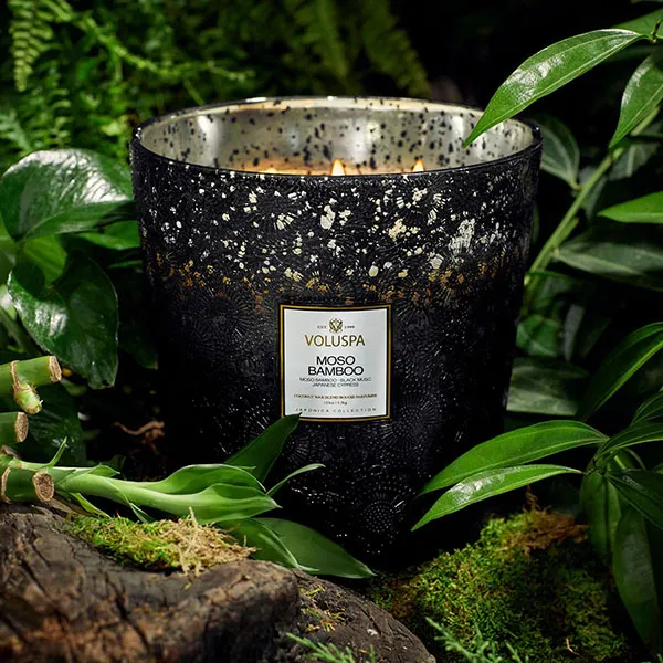 Bộ Nến Mini Voluspa Pedestal Cool Tones Candle Set - Nến thơm - Vua Hàng Hiệu