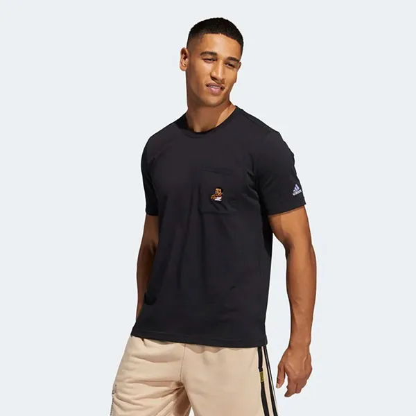Áo Thun Adidas Dame Avatar Pocket Tee Tshirt Màu Đen - Thời trang - Vua Hàng Hiệu