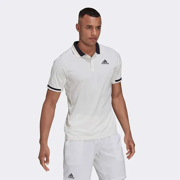 Áo Polo Nam Adidas Top Tennis Heat.Rdy Màu Trắng - 1