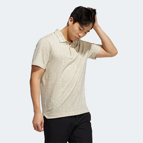 Áo Polo Nam Adidas Three Below Adicross Màu Vàng Nhạt Size S