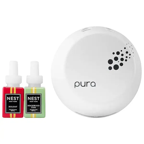 Bộ Khuếch Tán Hương Thơm Nest New York - Pura Holiday Và Birchwood Pine - Máy khuếch tán hương thơm - Vua Hàng Hiệu
