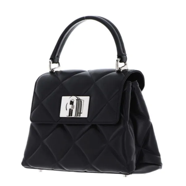 Túi Xách Furla 1927 Soft Mini Top Handle Bag Ciliegia Nero Màu Đen