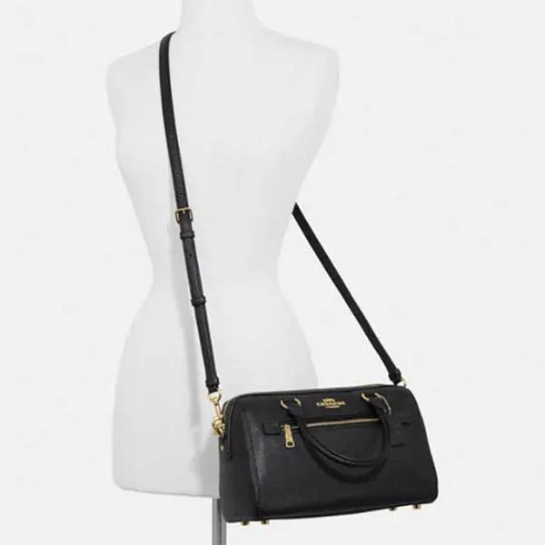 Túi Xách Coach Rowan Satchel Im/Black Màu Đen