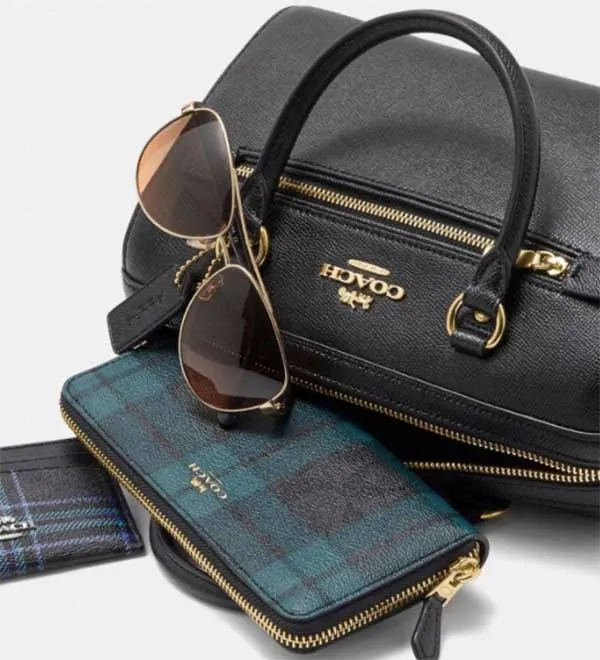 Túi Xách Coach Rowan Satchel Im/Black Màu Đen