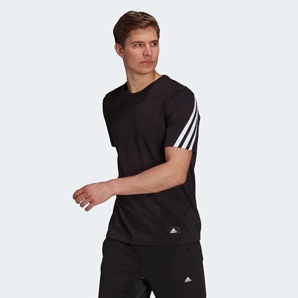 Áo Thun Nam Adidas 3 Sọc Future Icons Sportswear Tshirt Màu Đen - 1
