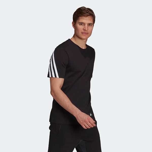 Áo Thun Nam Adidas 3 Sọc Future Icons Sportswear Tshirt Màu Đen - 3