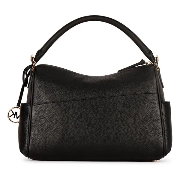 Túi Xách Michael Kors MK Lorimer 21 Zip Top-Handle Satchel Bag Màu Đen