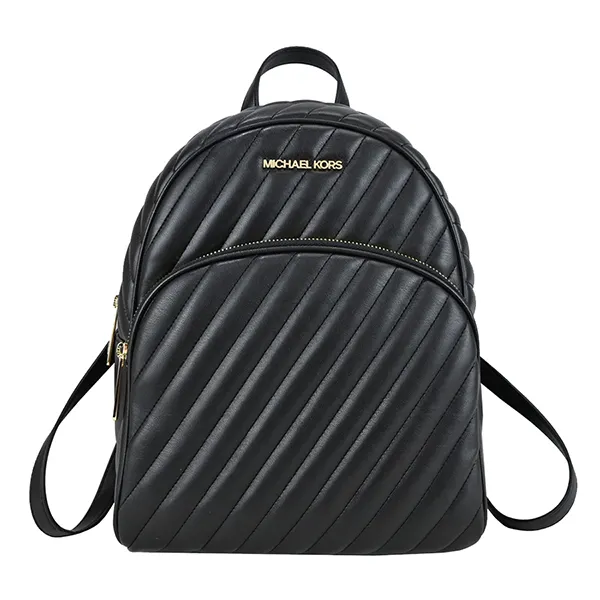 Balo Michael Kors MK Abbey Quilted Leather Backpack Màu Đen - Túi xách - Vua Hàng Hiệu