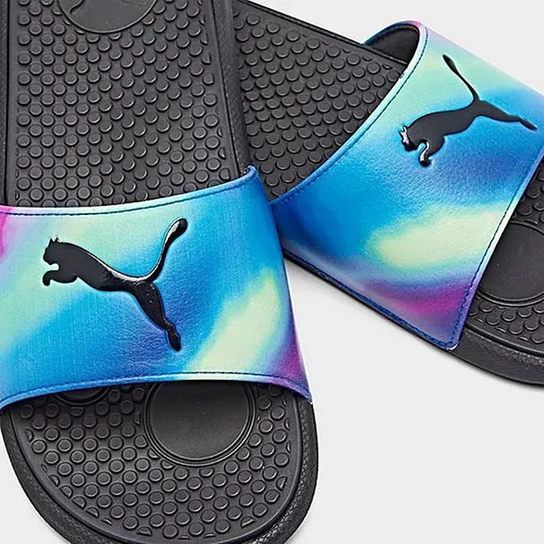 Dép Puma Slide Dark Prism Màu Đen Phối Xanh Size 39