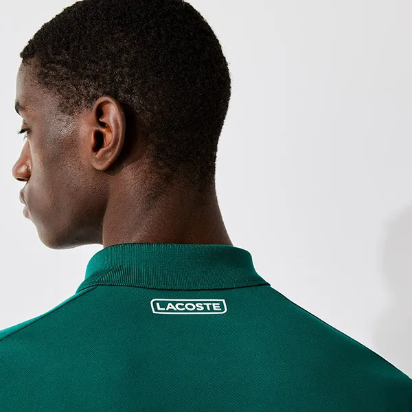 Áo Polo Nam Lacoste Sport Breathable Resistant Piqué Tennis Màu Xanh Size M