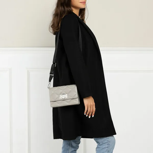 Túi Đeo Chéo Furla 1927 Soft Mini Crossbody Marmo C Nero Màu Xám