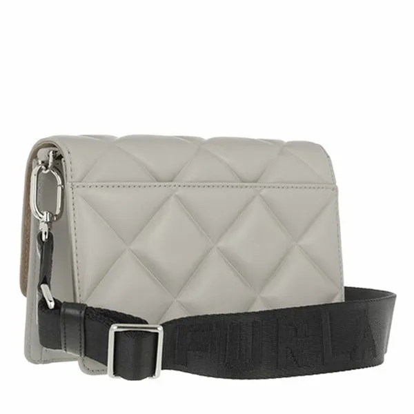 Túi Đeo Chéo Furla 1927 Soft Mini Crossbody Marmo C Nero Màu Xám