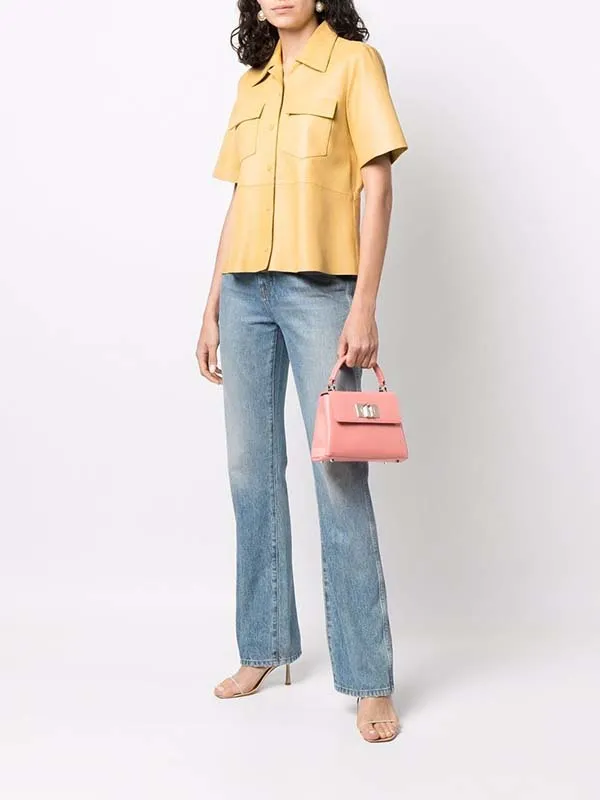Túi Xách Furla 1927 Flip-Locked Mini Tote Bag Pink Màu Hồng - Túi xách - Vua Hàng Hiệu