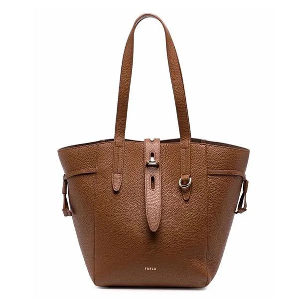 Túi Xách Furla Net Leather Tote Bag Màu Nâu - Túi xách - Vua Hàng Hiệu
