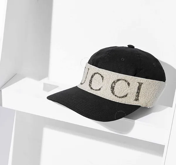 Mũ Gucci Baseball Hat With Headband 492545 Màu Đen Trắng Size XS - Mũ nón - Vua Hàng Hiệu