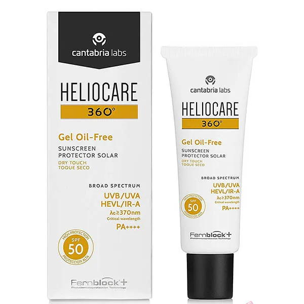 Kem Chống Nắng Heliocare 360 Gel Oil-free SPF 50 Cho Da Dầu Mụn 50ml - Kem chống nắng - Vua Hàng Hiệu