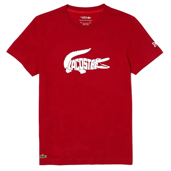 Áo Thun Lacoste T-Shirt -Croc Print Red-5SX TH6907 Màu Đỏ Size S