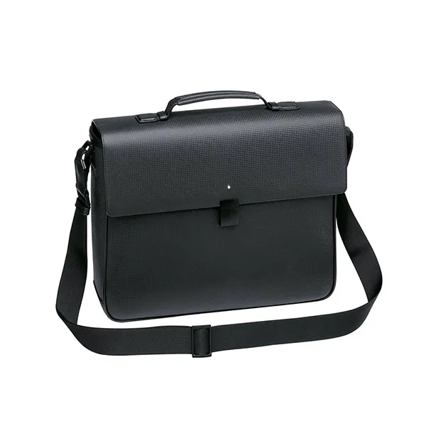 Cặp Laptop Montblanc Da Sần Màu Đen