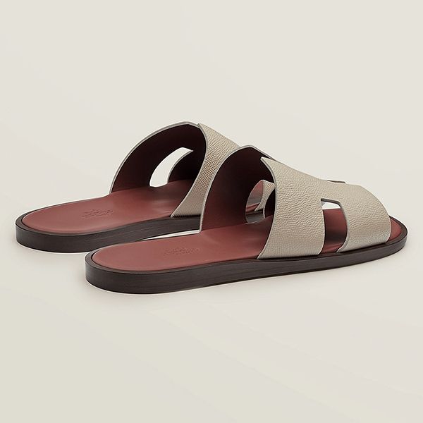 Dép Hermès Izmir Sandal Màu Be Lót Nâu Size 39.5 - 1