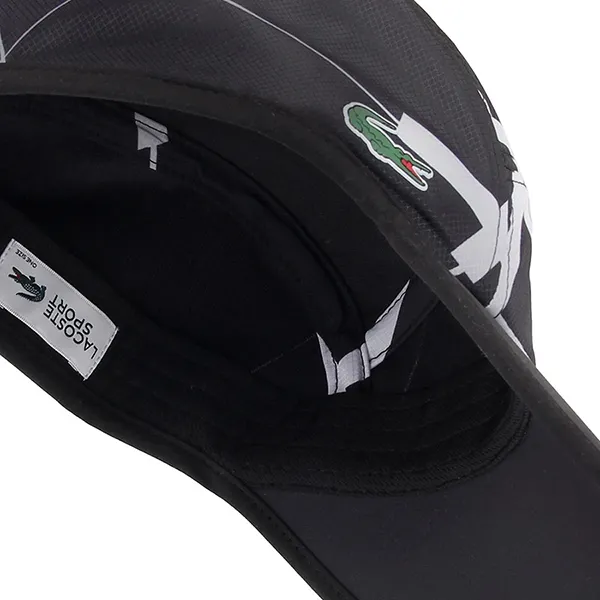 Mũ Lacoste Sport Cap Rk7926 Màu Đen Trắng