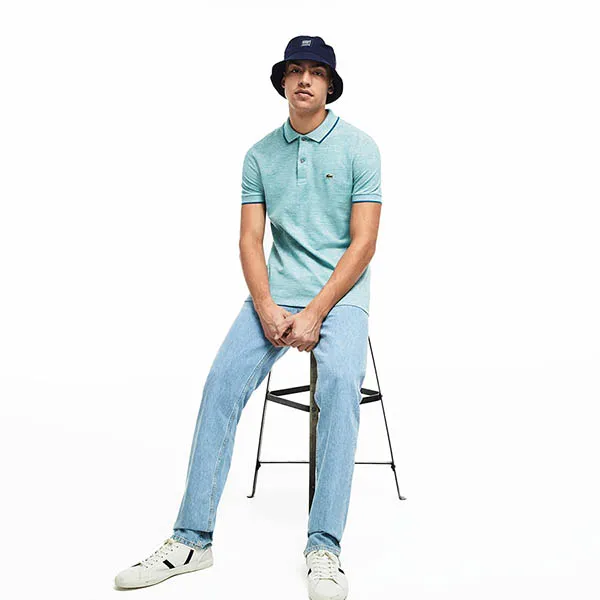 Áo Polo Lacoste Men's Short Sleeve Polo PH4231 S6T Màu Xanh Size M - Thời trang - Vua Hàng Hiệu