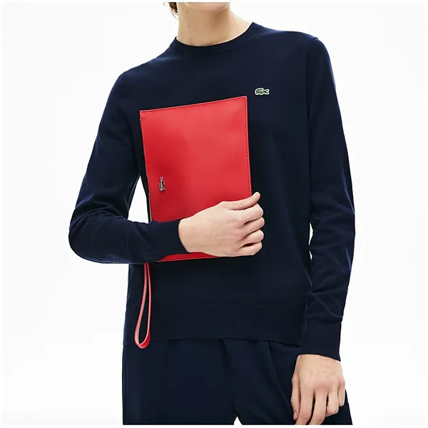 Túi Cầm Tay Lacoste Anna Whislet Clutch Bag NF2791AA-F18 Màu Đỏ