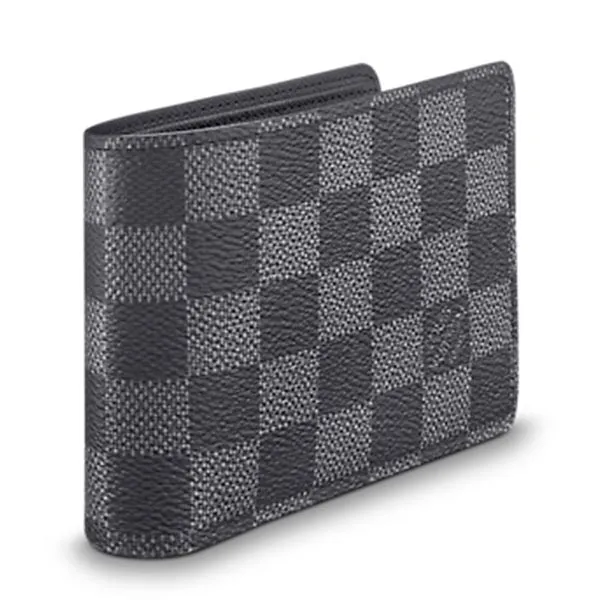 Ví Nam Louis Vuitton LV Multiple Wallet N62663 Màu Xám Đen - Túi xách - Vua Hàng Hiệu