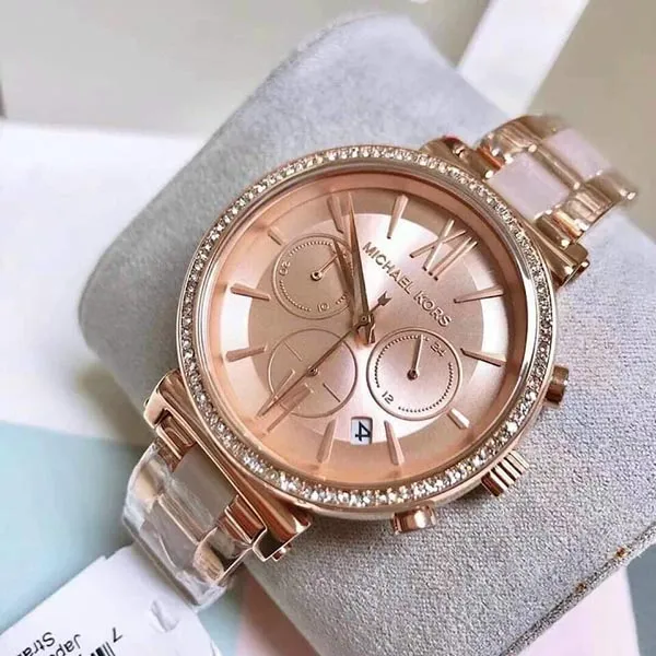 Đồng Hồ Nữ Michael Kors MK Sofie Rose Gold-Tone Watch 39mm MK6560 Màu Vàng Hồng