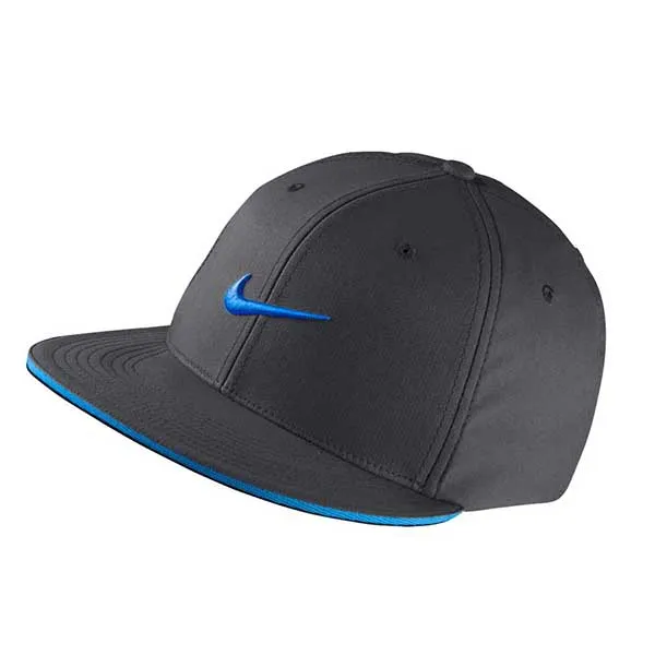 Mũ Nike Adult Swoosh Pro Hat Màu Đen Viền Xanh