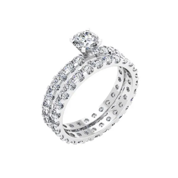Nhẫn Nữ Phú Quý 00444595 Vàng Trắng - Trang sức - Vua Hàng Hiệu