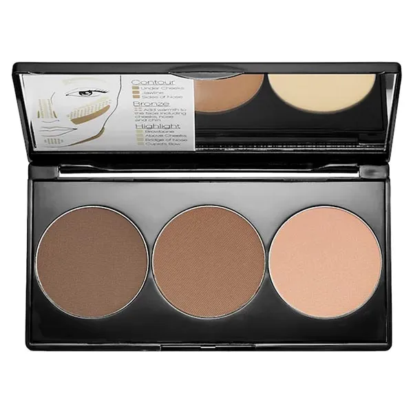 Set Phấn Tạo Khối Kèm Cọ Smashbox Step-By-Step Contour Kit