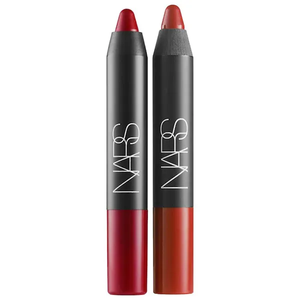 Set Son Bút Chì Nars Mini Velvet Matte Lipstick Pencil Duo Màu Cruella/Dolce Vita - Son Môi - Vua Hàng Hiệu