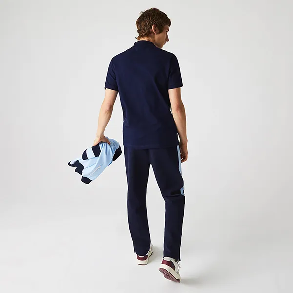 Áo Polo Lacoste Men's Slim Fit Lacoste Polo Shirt In Stretch Petit Piqué Màu Xanh Navy Size S - Thời trang - Vua Hàng Hiệu