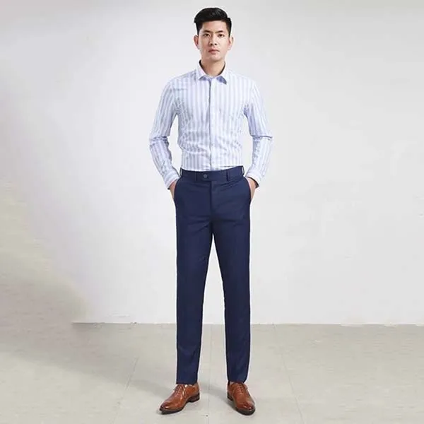Quần Tây Nam Aristino ATR00308 Màu Xanh Tím Than - Thời trang - Vua Hàng Hiệu