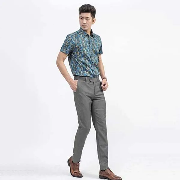 Quần Tây Nam Aristino ATRR03 Dáng Slim Fit Màu Xám - Thời trang - Vua Hàng Hiệu