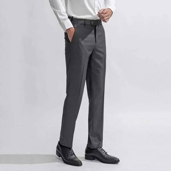 Quần Tây Nam Aristino ATRR05 Form Dáng Regular Cạp Tăng Đơ Màu Xám - Thời trang - Vua Hàng Hiệu