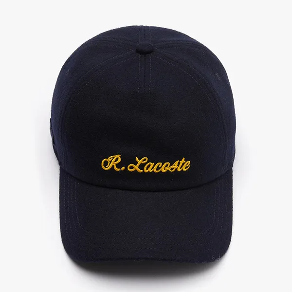 Mũ Lacoste Embroidered Wool Felt RK7413-51-HDE Màu Xanh Navy