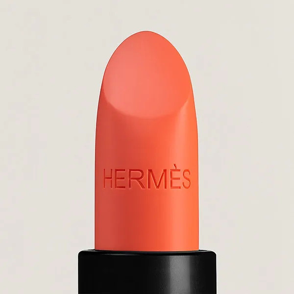 Son Dưỡng Hermès Rouge Shiny Lipstick Limited Edition 035 Orange Capucine Màu Cam Hồng